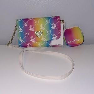 Betsy Johnson Crossbody bag w/coin bag